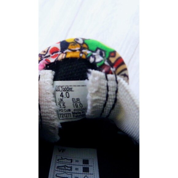 NEW! VANS x Nintendo Super Mario Bros Game Over Slip On Sneakers SZ 4 Toddler - Picture 7 of 7